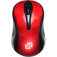 Мышь Oklick 385M (черный/красный) фото 1